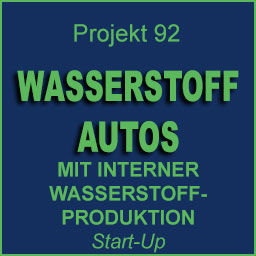 Projekt-Nr.: 92 - Wasserstoff-Auto mit eigener Wasserstoff-Produktion